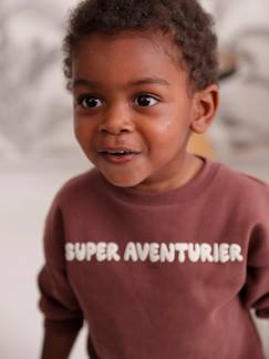 Baby Jungen Sweatshirt mit Message-Print, personalisierbar  [numero-image]