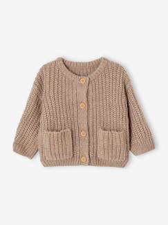 -Kuschelige Baby Strickjacke Oeko-Tex