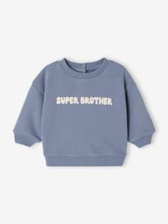 Babymode-Pullover, Strickjacken & Sweatshirts-Sweatshirts-Baby Jungen Sweatshirt mit Message-Print, personalisierbar
