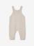 Baby Latzhose aus Strick Oeko-Tex beige meliert 3