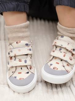 -Baby Stoffsneakers mit Klettriemchen