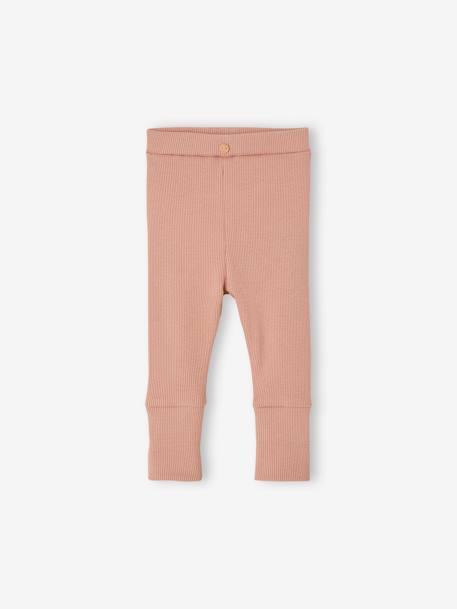 Baby Leggings BASIC Oeko-Tex beige+goldgelb+marine+rosa 11