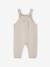 Baby Latzhose aus Strick Oeko-Tex beige meliert 2