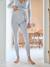 Umstands-Schlafanzug: Sleepshirt & Leggings Oeko-Tex grau meliert 4