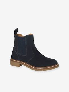 Kinderschuhe-Mädchenschuhe-Boots & Stiefeletten-Jungen Chelsea-Boots aus Spaltleder