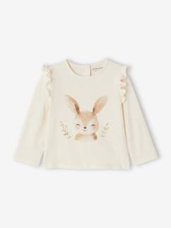 Babymode-Baby Volantshirt mit Print