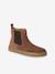 Kinder Chelsea-Boots aus Leder mit Reißverschluss camel 1