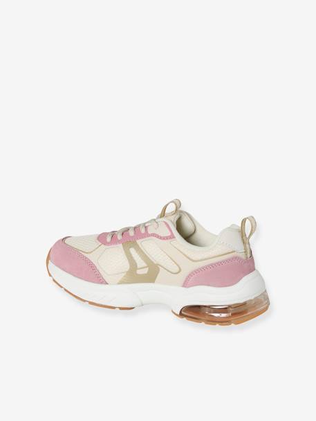 Mädchen Schnür-Sneakers mit dicker Sohle set rosa 3