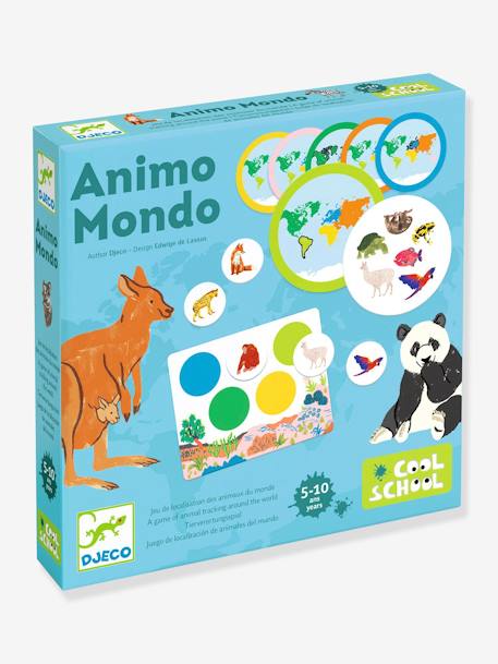 Kinder Bingospiel Animo Mondo DJECO blau 1