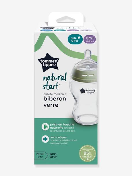 Babyflasche aus Glas mit Anti-Kolik-System Natural Start 250 ml Tommee tippee transparent 3