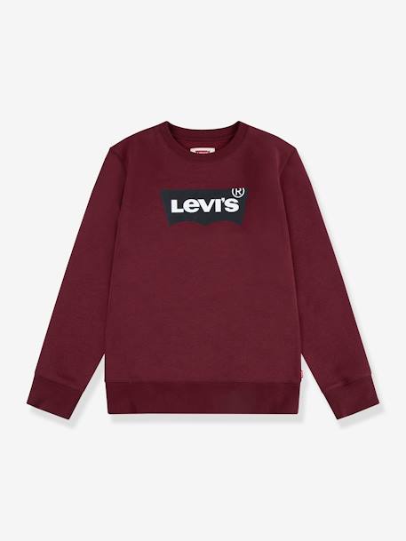 Jungen Sweatshirt Batwing Crewneck Levi's braun 1