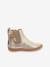 Mädchen Boots Kick pop KICKERS beige golden 2