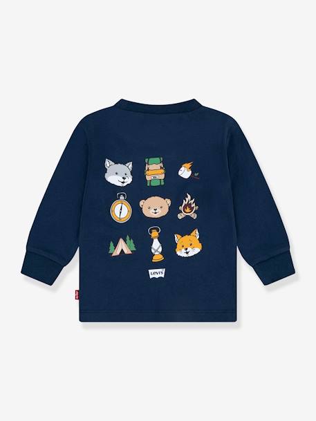 Baby Sweatshirt Critter Hiking Icons Levi's, Bio-Baumwolle blau 5