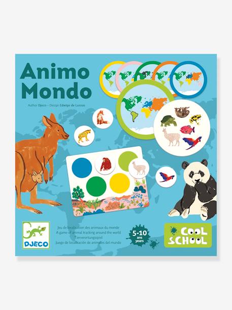 Kinder Bingospiel Animo Mondo DJECO blau 3