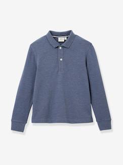 -Langärmeliges Jungen Poloshirt CYRILLUS, Bio-Baumwolle