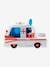 Kinder Spiel-Krankenwagen CRAZY MOTORS Hurry Ambulance DJECO weiß 1