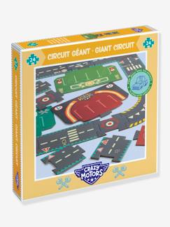 Spielzeug-Lernspielzeug-XL-Puzzle-Fahrstrecke für Spielautos CRAZY MOTORS DJECO