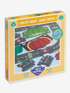 Spielzeug-XL-Puzzle-Fahrstrecke für Spielautos CRAZY MOTORS DJECO