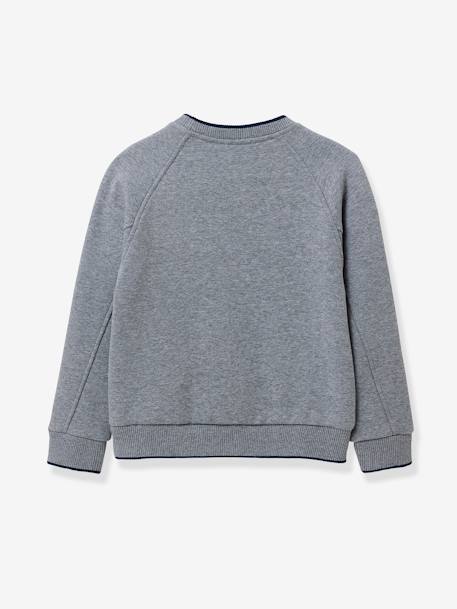 Jungen Sweatshirt mit Skater-Print CYRILLUS grau meliert 2