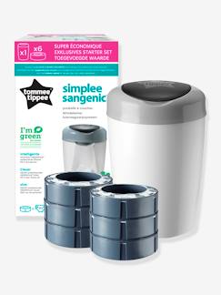 Babyartikel-Set aus Windeleimer und 6er-Pack Nachfüllkassetten Simplee Sangenic SIMPLEE Tommee tippee