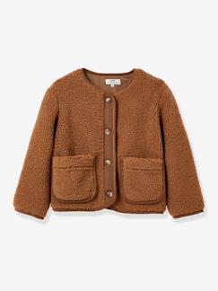 -Mädchen Jacke aus Teddyfleece CYRILLUS