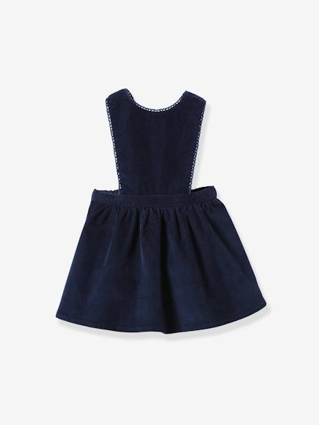 Baby Latzkleid aus Cord CYRILLUS nachtblau 1