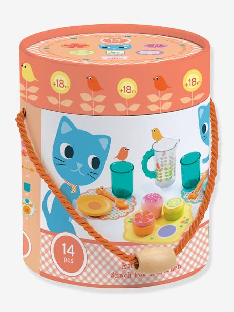 Kinder Kuchen-Spielset DJECO, 18 Teile orange 3