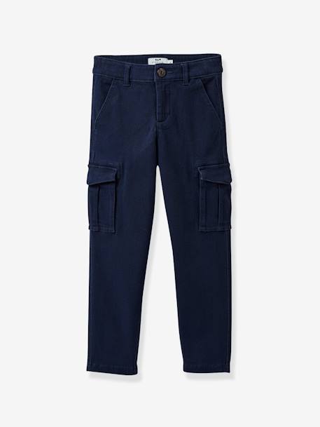 Jungen Cargohose CYRILLUS marine 1