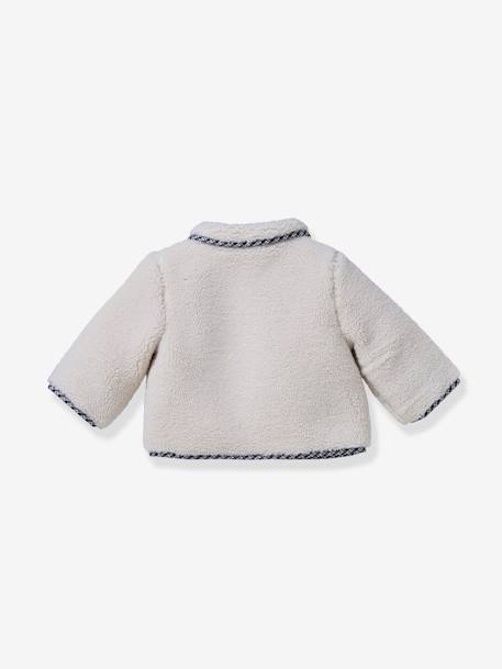 Baby Jacke aus Teddyfleece CYRILLUS wollweiß 2