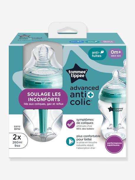 2er-Pack Babyflaschen 260 ml mit Anti-Kolik-System Tommee tippee transparent 5