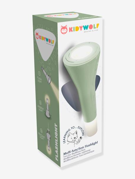 Kinder 3-in-1-Lampe Flash light KIDYWOLF salbeigrün 2