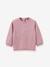 Baby Sweatshirt mit Liberty-Schriftzug CHOU CYRILLUS rosa 1