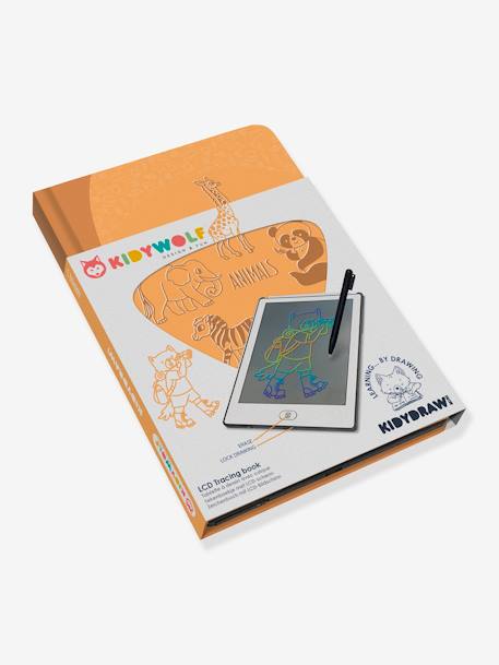 Digitales Kinder Malbuch Kidydraw Mini KIDYWOLF gelb+grün+violett 3