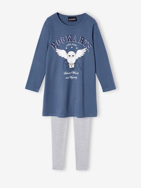 Mädchen Nachthemd & Leggings HARRY POTTER indigo-blau 1