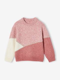 Maedchenkleidung-Pullover, Strickjacken & Sweatshirts-Mädchen Pullover im Colorblock-Style