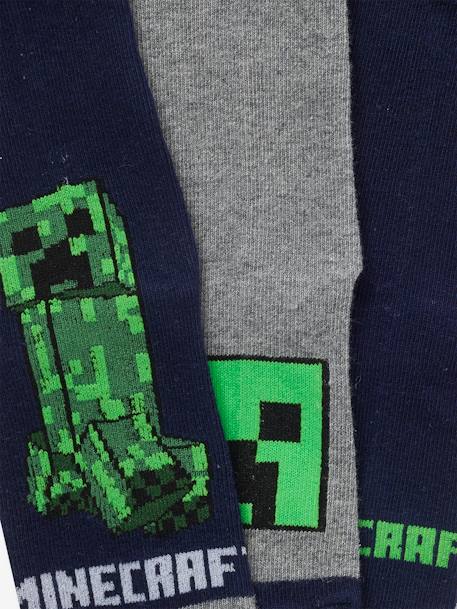 3er-Pack Kinder Socken MINECRAFT Oeko-Tex marine 3