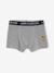 Bio-Kollektion: 7er-Pack Jungen Boxershorts mit Wochentag und Schriftzug grau meliert 7