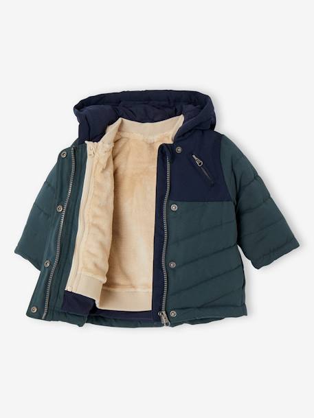 3-in-1 Jungen Baby Winterjacke, Recycling-Polyester nachtblau+tannengrün 16