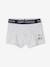 Bio-Kollektion: 7er-Pack Jungen Boxershorts mit Wochentag und Schriftzug grau meliert 8