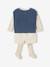 Mädchen Baby-Set: Shirt, Shorts, Pullunder & Strumpfhose altrosa+jeansblau 18