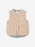 Wattierte Mädchen Weste aus Teddyfleece mit Recycling-Polyester beige 1