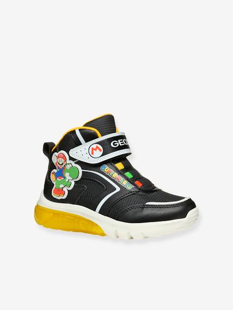 Hohe Jungen Leucht-Sneakers J CIBERDRON Boy GEOX schwarz 1