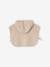 Baby Strick-Cape mit Ohren an der Kapuze Oeko-Tex beige meliert 2