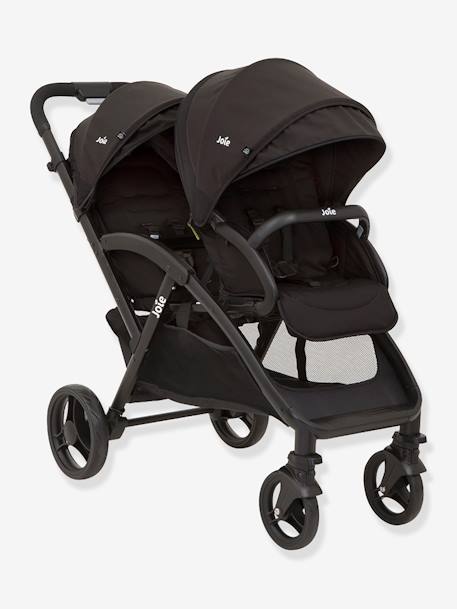 Geschwister-Kinderwagen EVALITE DUO JOIE grau+schwarz 5