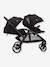 Geschwister-Kinderwagen EVALITE DUO JOIE grau+schwarz 8