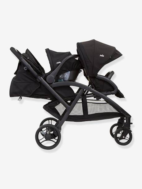 Geschwister-Kinderwagen EVALITE DUO JOIE grau+schwarz 9