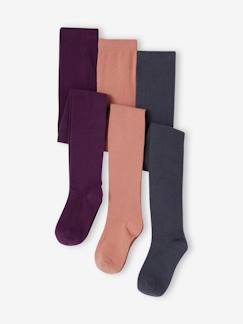 Maedchenkleidung-Unterwäsche, Socken, Strumpfhosen-3er-Pack Mädchen Strumpfhosen BASIC Oeko-Tex