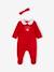 Baby Weihnachts-Geschenkset: Strampler & Haarband Oeko-Tex rot 5