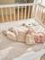 Baby Spieldecke/Laufstalleinlage aus Musselin HYGGE Oeko-Tex beige bedruckt 5