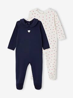 Babymode-2er-Pack Baby Strampler mit Herzen Oeko-Tex